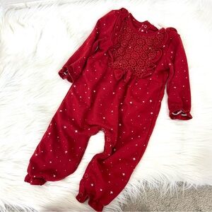 Jessica Simpson Baby Holiday Patterned Onesie Size 12M